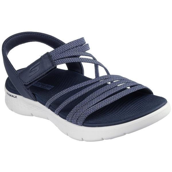 Sandale femei Skechers Go Walk Flex Sandal 141473-NVY, 38, Albastru
