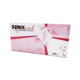Set 100 Manusi de Examinare Nitril Roz, Nepudrate XS