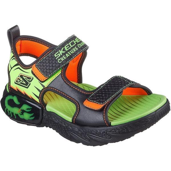 Sandale copii Skechers Creature-splash-bugt 402121L-BKLM, 37, Verde
