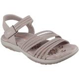 Sandale femei Skechers Reggae Slim - Coffee 163573-TPE, 38, Bej
