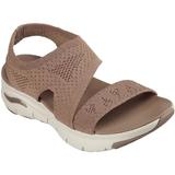 Sandale femei Skechers Arch Fit 119458-MOC, 38, Maro