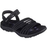 Sandale femei Skechers Reggae Slim - Coffee 163573-BBK, 37, Negru
