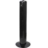 Ventilator turn Lentz 80042, 45W, 81cm, 3 viteze, oscilatie, timer, negru