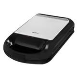 Sandwich maker grill Ecg S 4310, 1200 W, 3 tipuri de placi interschimbabile 23 x 23 cm, unghi deschidere 105°