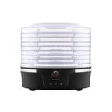 Deshidrator de alimente Eta Secca Plus 8301 90000, 380 W, 8 niveluri, 35-70 °C, afisaj LED, negru