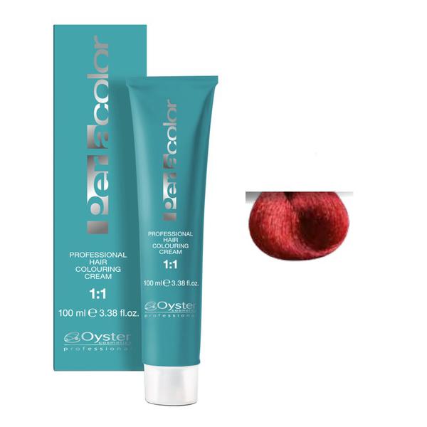 Vopsea Permanenta - Oyster Cosmetics Perlacolor Professional Hair Coloring Cream nuanta 8/6 Biondo Chiaro Rosso