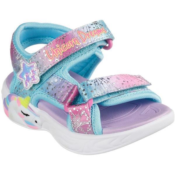 Sandale copii Skechers Unicorn Dreams 302682N-PRMT, 26, Mov