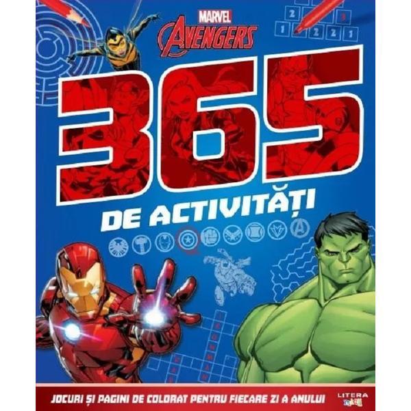 Disney Marvel: Avengers. 365 de activitati, editura Litera