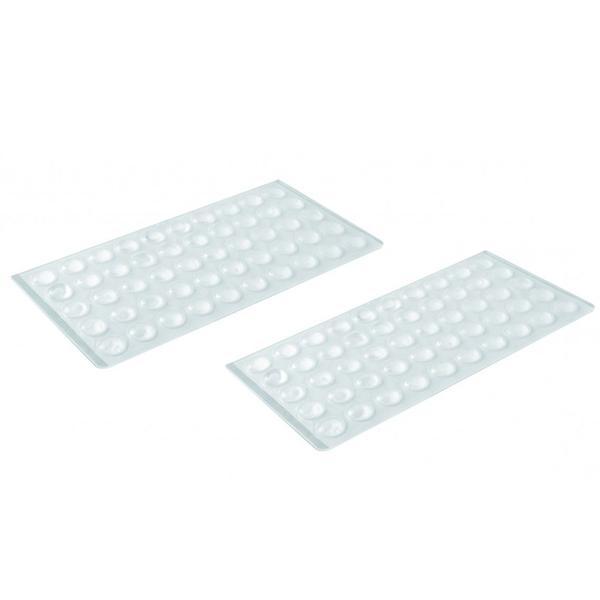 Buline autoadezive pentru mobilier, set 100 bucati, silicon transparent, D:7 mm