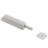 Amortizor bumper incastrat cu adaptor si magnet pentru usa mobilier, gri, L:93 mm