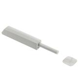Amortizor bumper incastrat cu adaptor si magnet pentru usa mobilier, gri, L:119 mm