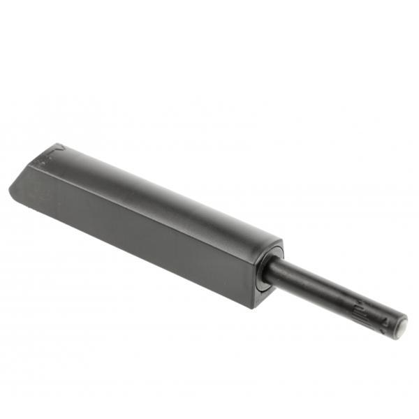 Amortizor bumper incastrat cu adaptor pentru usa mobilier, negru, L:119 mm