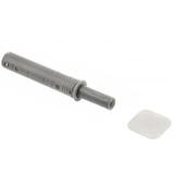 Amortizor bumper incastrat cu magnet pentru usa mobilier, antracit, L:70.2 mm