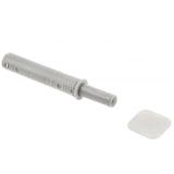 Amortizor bumper incastrat cu magnet pentru usa mobilier, gri, L:70.2 mm