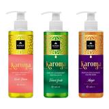 Set 3 Parfumuri concentrate pentru rufe, Karoma - Fresh Bloom, Forest Fresh, Magic 3 x 200 ml