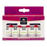 Pachet 5 uleiuri parfumate aromaterapie Iasomie, Kingaroma, 10 ml