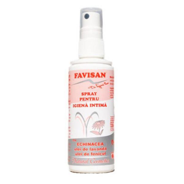 Spray pentru Igiena Intima cu Echinacea Faviintim Favisan, 100ml image