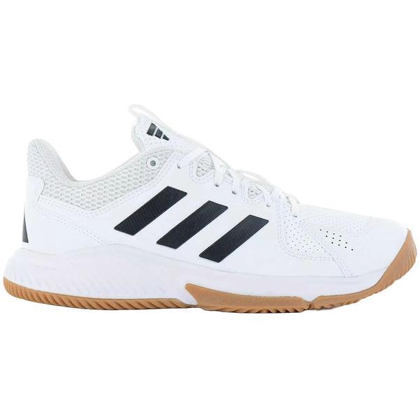 Pantofi sport unisex adidas Court Flight Indoor Volleyball IE1656, 37 1/3, Alb