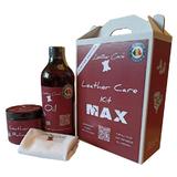 Set intretinere pielarie, Leather Care Kit - Max, Leather Care Oil 500ml, Leather Care Balm 200 ml, laveta, Leather Care