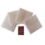 Laveta netesuta, non abraziva alba, Finishing Hand Pad’s Non Abrasive, finisare, aplicare umed/uscat finisaj mobilier lemn, 150x150x30mm, set 4 buc, woodworker