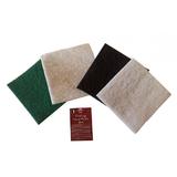 Laveta netesuta, mix alb, verde, negru, Finishing Hand Pad’s Mix, finisare, aplicare umed/uscat  finisaj mobilier lemn, 150x150 mm, set 4 buc, woodworker