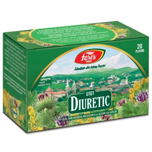 Ceai Diuretic U101 - Fares, 20 plicuri