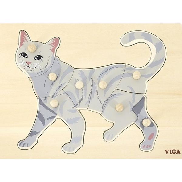 Puzzle Montessori: Pisica
