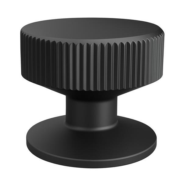 Buton pentru mobila Kadir, finisaj negru mat CB, Ø:35 mm