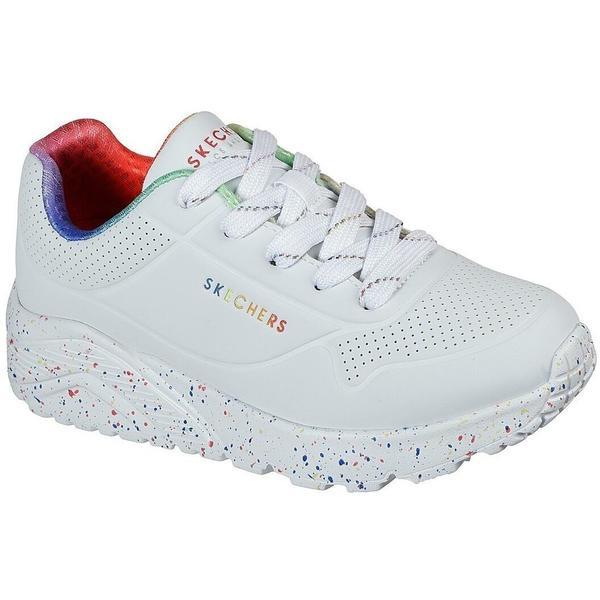 Pantofi sport copii Skechers Uno Lite - Rainbow S 310456L-WMLT, 27, Alb