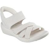 Sandale femei Skechers Arya - Cooling Off 163524-OFWT, 35, Alb