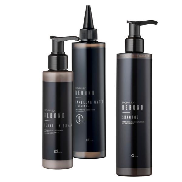 Set Tratament Turbo Niophlex Rebond 9 secunde (Sampon 300 ml + Apa Lamelara Reparatorare 300 ml + Crema 125 ml)