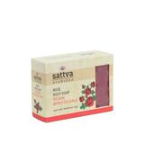 Sapun cu glicerina si trandafir, - Sattva Ayurveda, 125 gr 
