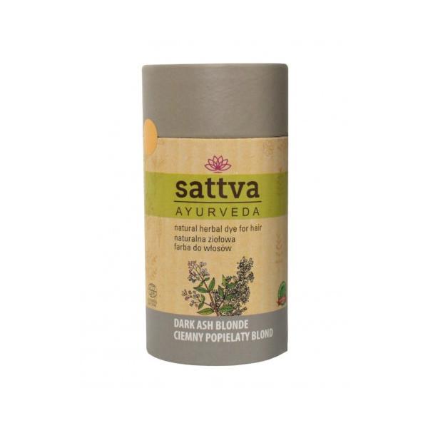 Vopsea de par Blond Cenusiu Inchis, – Sattva Ayurveda, 150 g