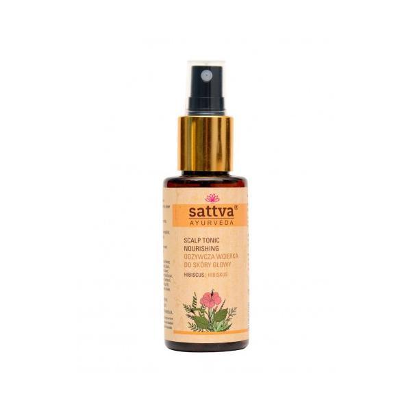 Tonic nutritiv pentru scalp si par cu hibiscus, – Sattva Ayurveda, 100 ml