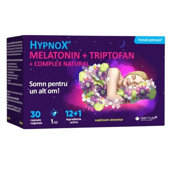 HypnoX Melatonin+Triptofan+Complex Natural - Good Days Therapy Barny's, 30 capsule