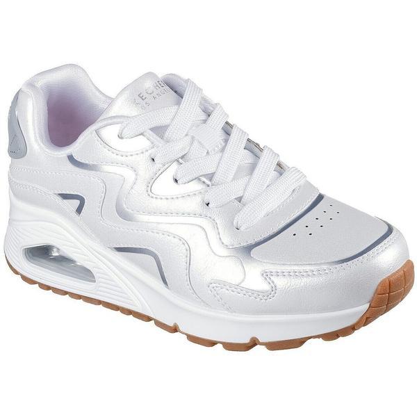 Pantofi sport femei Skechers Uno Gen1-wavy Shimmer 310322L-WSL, 32, Alb