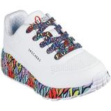 Pantofi sport copii Skechers Uno Lite-subtle Love 314088L-WMLT, 32, Alb