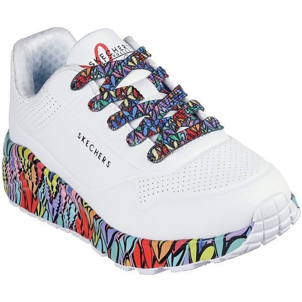 Pantofi sport copii Skechers Uno Lite-subtle Love 314088L-WMLT, 27, Alb