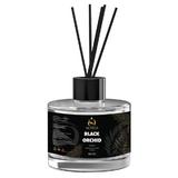 Odorizant de camera cu betisoare parfumate Nuvien - Black Orchid, Premium, 100 ml