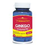 Ginkgo Curcumin 95 - Herbagetica, 30 capsule