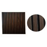 Set 4 buc Panou riflat acustic, nuc inchis, UnicSpot, 60x60x2.1 cm