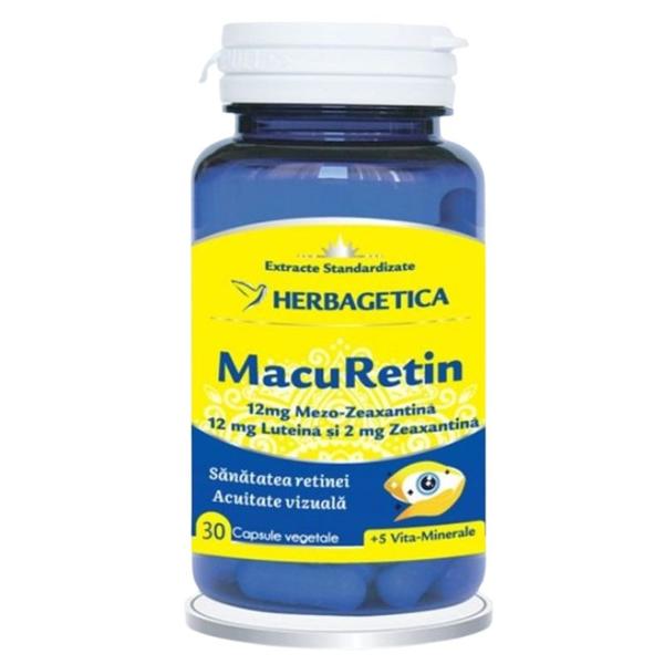 MacuRetin - Herbagetica, 30 capsule vegetale