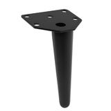 Picior pentru mobilier Anchor, finisaj negru mat GT, H:120 mm