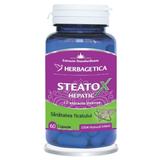 Steatox Hepatic - Herbagetica, 60 capsule