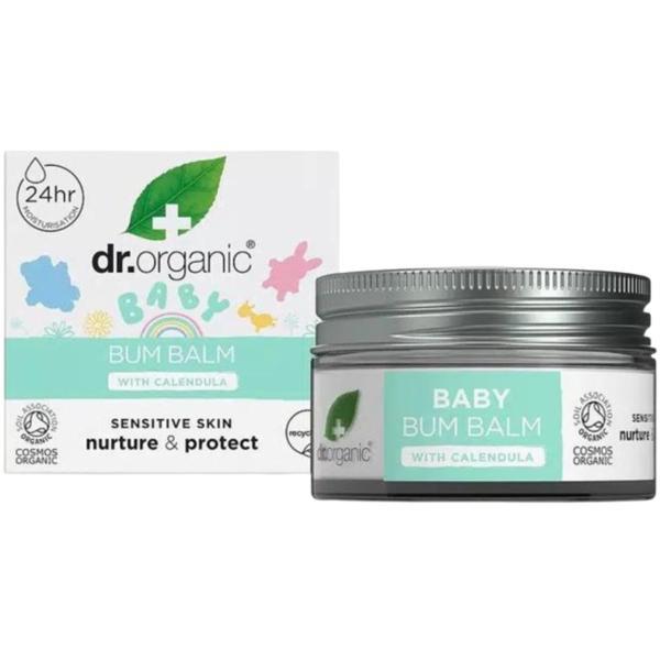 Balsam fara miros cu galbenele pentru bebelusi Dr Organic, 35 gr