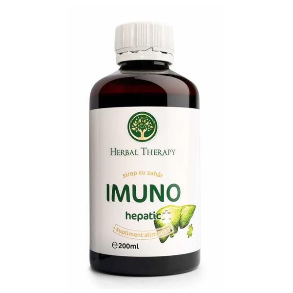 Sirop pentru Ficat Sanatos, Imuno Hepatic - Herbal Therapy Laboratories, 200 ml