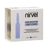 Tratament Fiole pentru Acoperirea Firelor Albe de Par Nirvel Hair Booster Grey Cover 12x5 ml