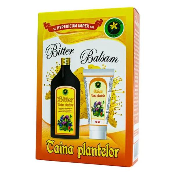 Pachet Hypericum - Bitter Taina Plantelor, 200 ml + Balsam Taina Plantelor, 50 ml, 1 pachet