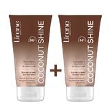 Set pentru un bronz stralucitor Coconut Shine Lirene, 2x150 ml