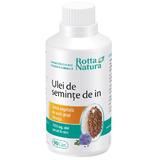 SHORT LIFE - Ulei din Seminte de In Rotta Natura, 90 capsule